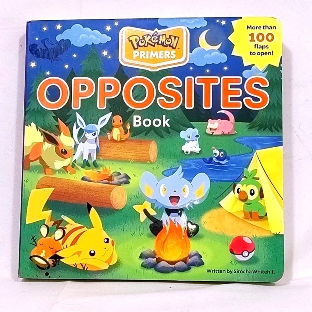 Pokemon Primers Opposites Book‎ Pikachu Press Lift-the-Flap Kids Learning
